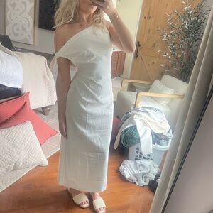 White Midi Dress